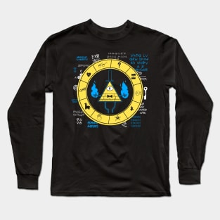 Gravity Falls - Bill Cipher Zodiac Long Sleeve T-Shirt